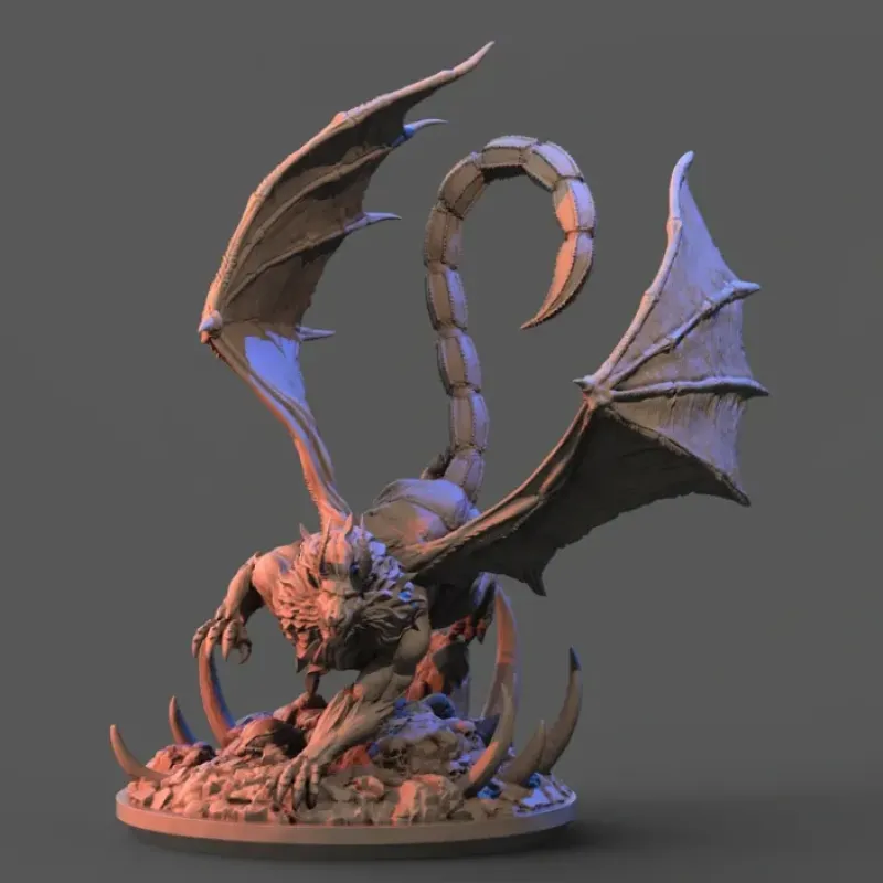 Miniature<Martikoras - Miniature Marvels: Airplane Models & Painted Dice