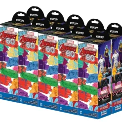 Miniature<Marvel HeroClix: Avengers 60th Anniversary Booster Brick (10) WZK 84903 - Miniature Marvels: Airplane Models & Painted Dice