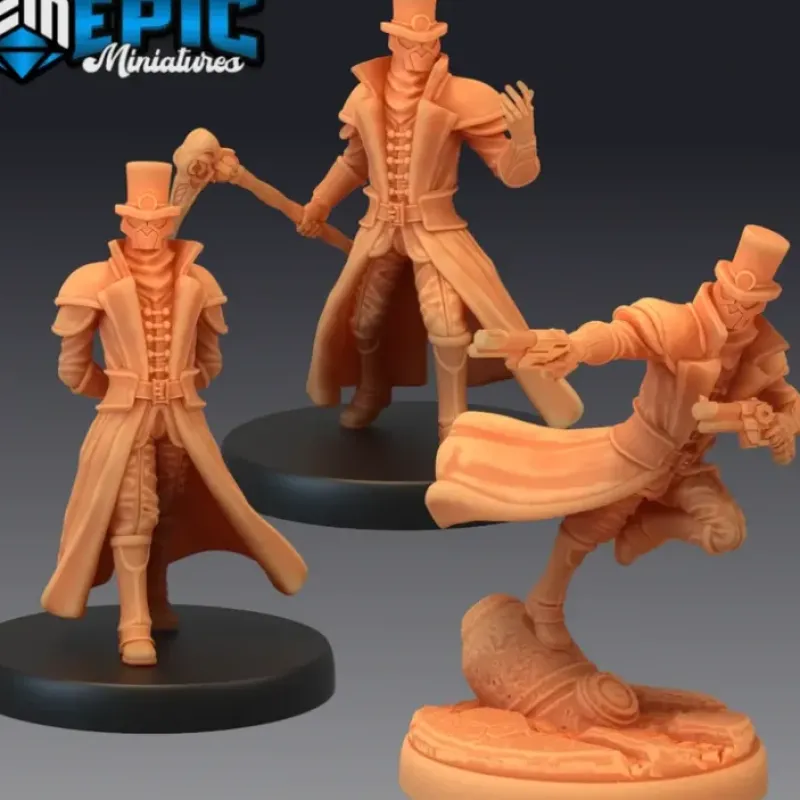 Miniature<Masked Baron - Miniature Marvels: Airplane Models & Painted Dice