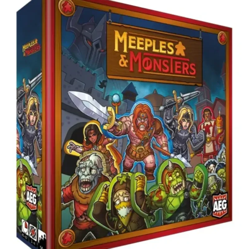 Board Game<Meeples & Monsters AEG 7055 - Miniature Marvels: Airplane Models & Painted Dice