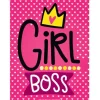 Egpull<Metal Tin Sign "GIRL BOSS" Bedroom Office Wall Hanging Decor #G-101 - Miniature Marvels: Airplane Models & Painted Dice