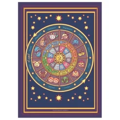 Egpull<Metal Tin Sign "Horoscope Chart" Home Wall Handing Decoration #G-101 - Miniature Marvels: Airplane Models & Painted Dice