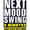 Egpull<Metal Tin Sign "Next Mood Swing 5 Minutes - Keep Safe Distance" Wall Decor #C-11 - Miniature Marvels: Airplane Models & Painted Dice