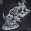 Miniature<Mh'azhounds Bundle - Miniature Marvels: Airplane Models & Painted Dice