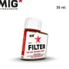 Paint<MIG Productions: Filter - Tan for Tritonal Camo 35ml LTG AK-F242 - Miniature Marvels: Airplane Models & Painted Dice