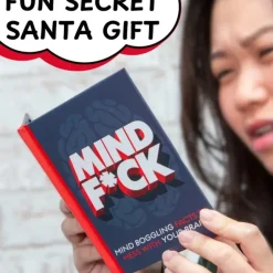 Egpull<MIND F#CK - 'Mind Boggling Facts to your Brain" Hardcover Book - Funny Gag Gift - Miniature Marvels: Airplane Models & Painted Dice