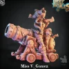 Miniature<Miss Vixen Gomez - Miniature Marvels: Airplane Models & Painted Dice