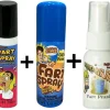 Egpull<MIX SET OF 3 DIFFERENT Liquid Ass Fart Bomb Stink Spray GaG Joke Prank - Miniature Marvels: Airplane Models & Painted Dice