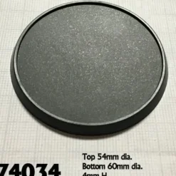 Shop All*60mm Plastic Round Base (10) RPR 74034 - Miniature Marvels: Airplane Models & Painted Dice