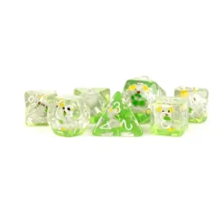 Dice<16mm Resin Poly Dice Set: Koala MET 756 - Miniature Marvels: Airplane Models & Painted Dice