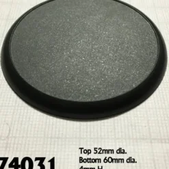 Shop All*60mm Round Plastic Display Base (10) RPR 74031 - Miniature Marvels: Airplane Models & Painted Dice
