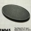 Shop All*60mm X 35mm Oval Gaming Base (10) RPR 74065 - Miniature Marvels: Airplane Models & Painted Dice
