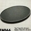 Shop All*75mm X 46mm Oval Gaming Base (10) RPR 74066 - Miniature Marvels: Airplane Models & Painted Dice