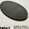 Shop All*90mm X 52mm Oval Gaming Base (10) RPR 74067 - Miniature Marvels: Airplane Models & Painted Dice