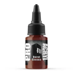 Paint<Monument Hobbies Pro Acryl Standard Burnt Sienna 22ml - Miniature Marvels: Airplane Models & Painted Dice