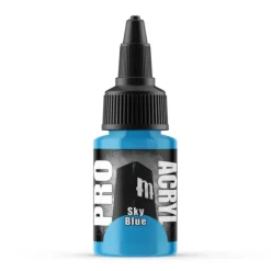 Paint<Monument Hobbies Pro Acryl Standard Sky Blue 22ml - Miniature Marvels: Airplane Models & Painted Dice