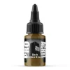 Paint<Monument Hobbies Pro Acryl Standard Dark Golden Brown 22ml - Miniature Marvels: Airplane Models & Painted Dice
