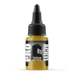 Paint<Monument Hobbies Pro Acryl Standard Yellow Ochre 22ml - Miniature Marvels: Airplane Models & Painted Dice