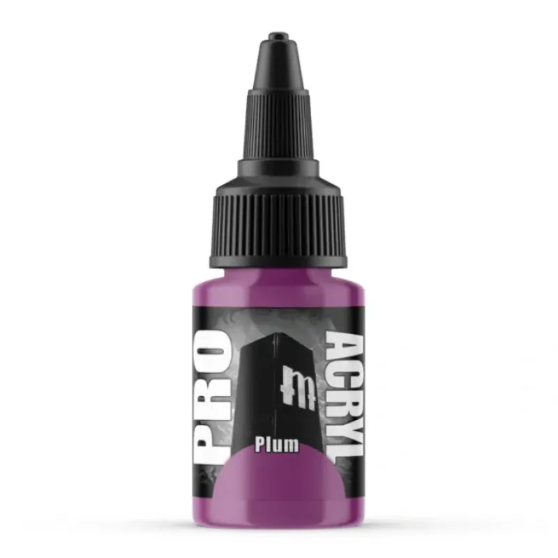 Paint<Monument Hobbies Pro Acryl Standard Plum 22ml - Miniature Marvels: Airplane Models & Painted Dice