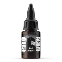 Paint<Monument Hobbies Pro Acryl Standard Dark Umber 22ml - Miniature Marvels: Airplane Models & Painted Dice