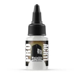 Paint<Monument Hobbies Pro Acryl Standard Metallic Medium 22ml - Miniature Marvels: Airplane Models & Painted Dice