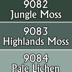 Paint<Moss Colors: MSP Triads RPR 09728 - Miniature Marvels: Airplane Models & Painted Dice