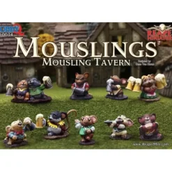 Miniature<Mousling Tavern: Boxed Set RPR 10034 - Miniature Marvels: Airplane Models & Painted Dice
