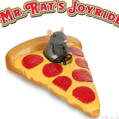 Egpull<Mr. Rat's Joyride: Funny Pepperoni-Powered Pizza Car Pull Back Toy Archie McPhee - Miniature Marvels: Airplane Models & Painted Dice