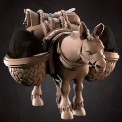 Miniature<Mule, Empty - Miniature Marvels: Airplane Models & Painted Dice
