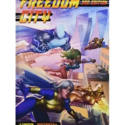 Role-playing Game<Mutants & Masterminds: Freedom City Campaign Setting GRR 5511 - Miniature Marvels: Airplane Models & Painted Dice
