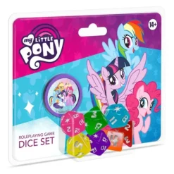 Dice<My Little Pony RPG: Dice Set RGS 02446 - Miniature Marvels: Airplane Models & Painted Dice
