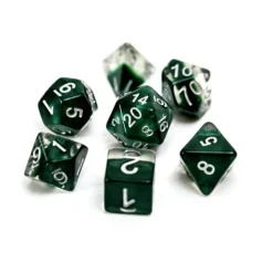 Dice<Neutron Dice: "Hunter Green" GKG N020 - Miniature Marvels: Airplane Models & Painted Dice