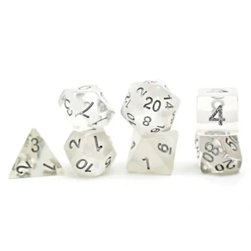 Dice<Neutron Dice: "Ice" (White) GKG N070 - Miniature Marvels: Airplane Models & Painted Dice