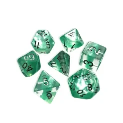 Dice<Neutron Dice: "Mint Green" GKG N0202 - Miniature Marvels: Airplane Models & Painted Dice