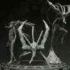 Miniature<Nightmare Angel Set - Miniature Marvels: Airplane Models & Painted Dice