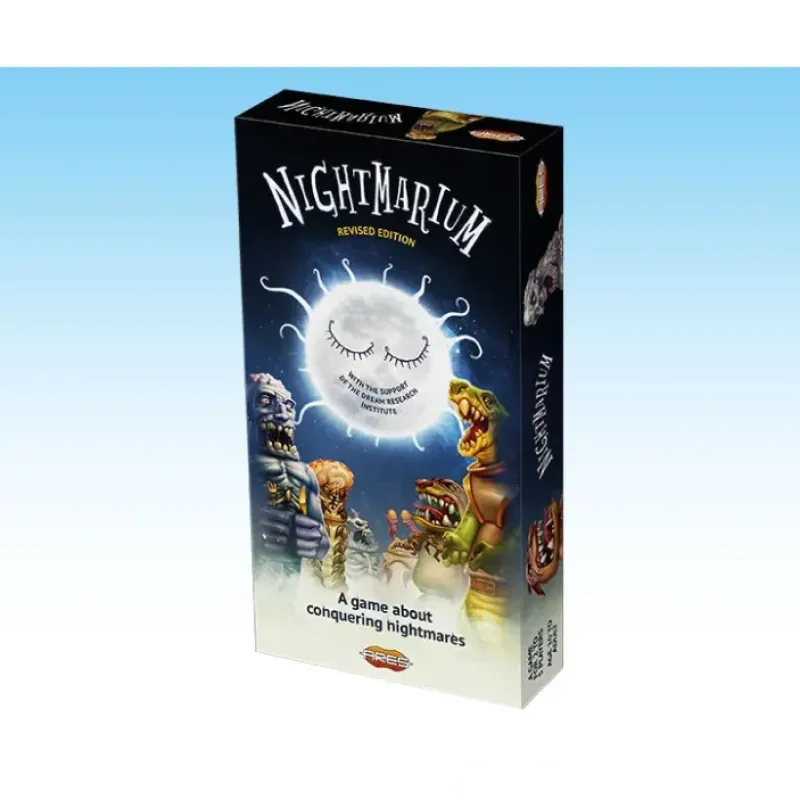 Board Game<Nightmarium - Revised Edition AGS ARCG006 - Miniature Marvels: Airplane Models & Painted Dice