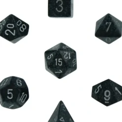 Dice<Ninja: Speckled Polyhedral Dice Set (7's) CHX 25318 - Miniature Marvels: Airplane Models & Painted Dice