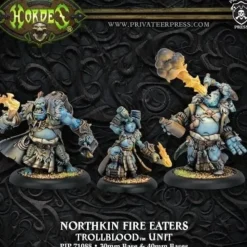 Miniature<Northkin Fire Eaters: Trollbloods - Unit PIP 71088 - Miniature Marvels: Airplane Models & Painted Dice