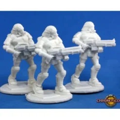 Miniature<Nova Corp - Rifleman (3): Chronoscope Bones RPR 80015 - Miniature Marvels: Airplane Models & Painted Dice