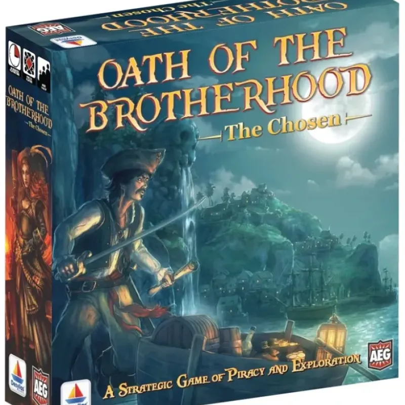 Board Game<Oath of the Brotherhood AEG 7002 - Miniature Marvels: Airplane Models & Painted Dice
