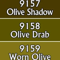 Paint<Olive Drabs: MSP Triads RPR 09753 - Miniature Marvels: Airplane Models & Painted Dice