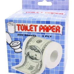 Egpull<One Hundred Dollar Bill Toilet Paper Money Roll $100 - Bathroom Fun Gag Toy Gift - Miniature Marvels: Airplane Models & Painted Dice