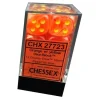 Dice<Orange / Yellow: Ghostly Glow 12d6 16mm Dice Block CHX 27723 - Miniature Marvels: Airplane Models & Painted Dice