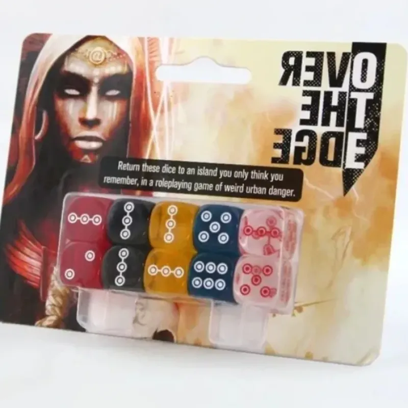 Dice<Over the Edge Dice Set ATG 2011 - Miniature Marvels: Airplane Models & Painted Dice