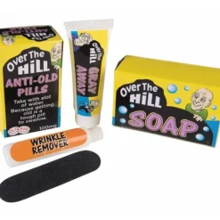 Egpull<Over The Hill First Aid Survival Kit - Gag Prank Joke Novelty Retirement Gift - Miniature Marvels: Airplane Models & Painted Dice