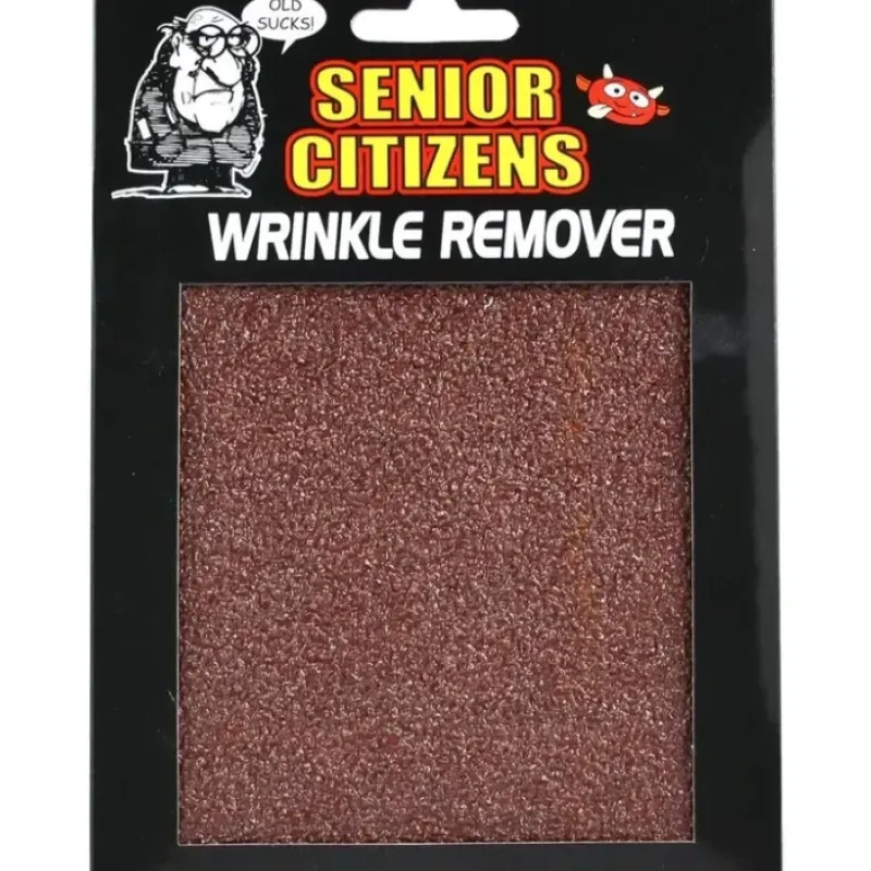 Egpull<Over the Hill Wrinkle Remover ( Sandpaper lol ) Senior Christmas Gag Joke Gift - Miniature Marvels: Airplane Models & Painted Dice