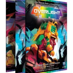 Role-playing Game<Overlight RPG: The Skyborn Order and Its Enemies & Game Master Screen RGS 00815 - Miniature Marvels: Airplane Models & Painted Dice