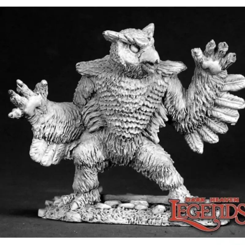 Miniature<Owl Bear: Dark Heaven Legends RPR 02526 - Miniature Marvels: Airplane Models & Painted Dice