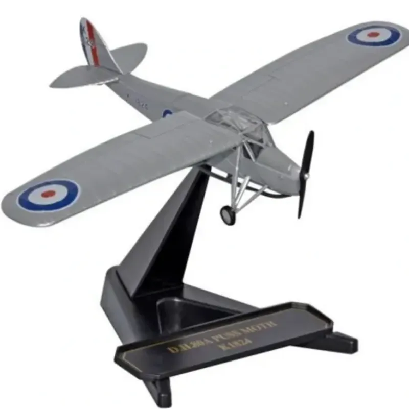 Airplane Model*Oxford 2PM002 de Havilland Puss Moth RAF, K1824, 1941 - Miniature Marvels: Airplane Models & Painted Dice
