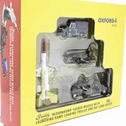 Airplane Model*Oxford 76SET65 1:76 RAF, 3-Piece Bloodhound Missile Set - Miniature Marvels: Airplane Models & Painted Dice